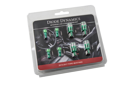 Mustang Innenbeleuchtungssatz 15-17 Mustang Stage 1 Green Diode Dynamics