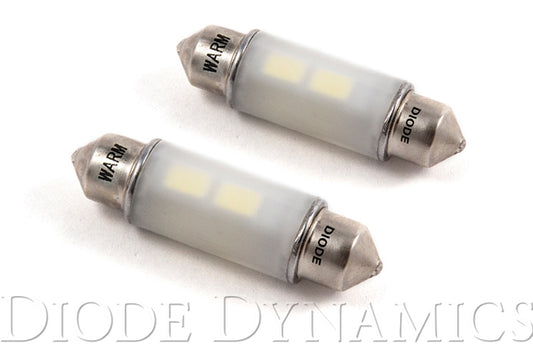 Par de diodos LED blanco cálido HP6 de 39 mm y dinámica