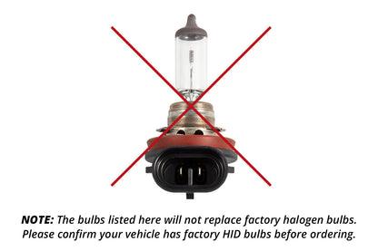 Bombillas HID de repuesto OEM para Hyundai Elantra 2017-2018, par de diodos dinámicos de 4300 K