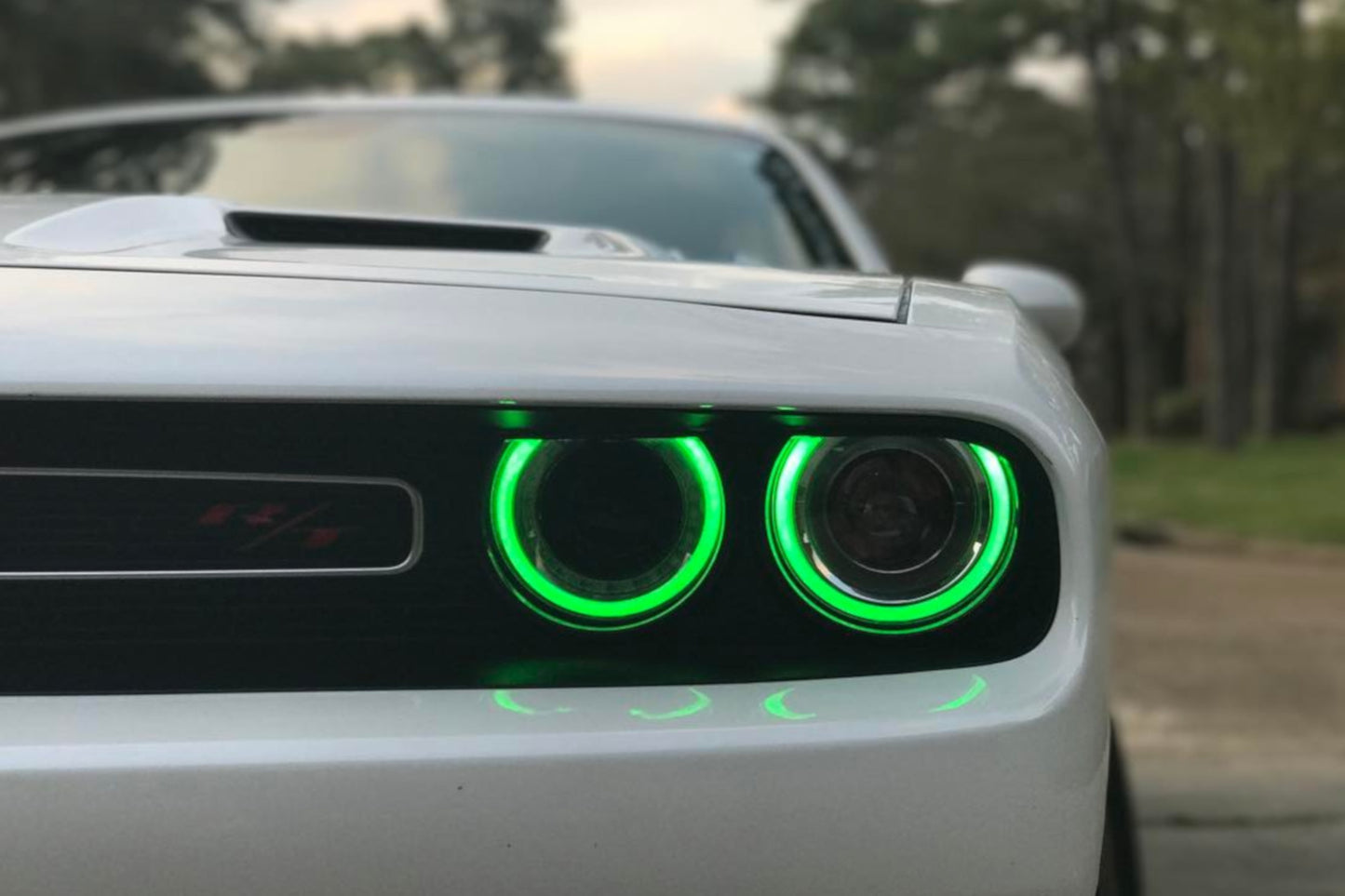 Placas LED DRL RGBW para Dodge Challenger 2015-2021