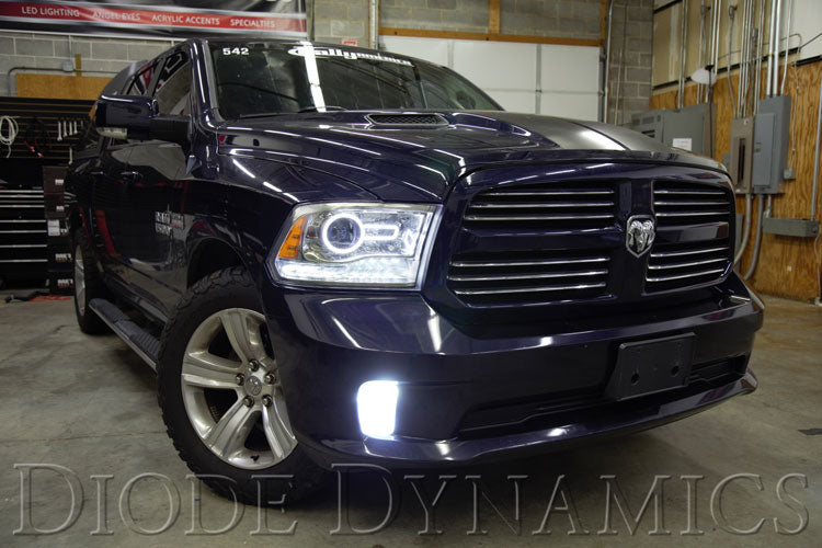 Kit de luces LED de halo para Dodge Ram Switchback 13-18 con dinámica de diodos