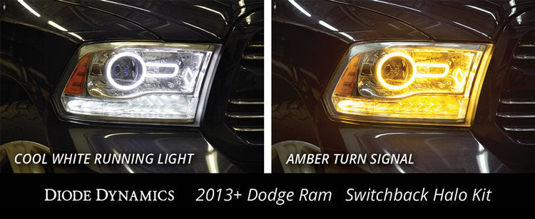 Dodge Ram Halo Lights LED 13-18 Ram Switchback Kit Diode Dynamics