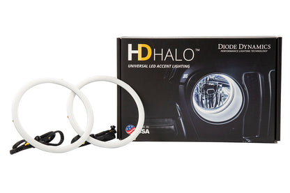 Luces LED Halo de 50 mm, par de diodos azules, dinámicas