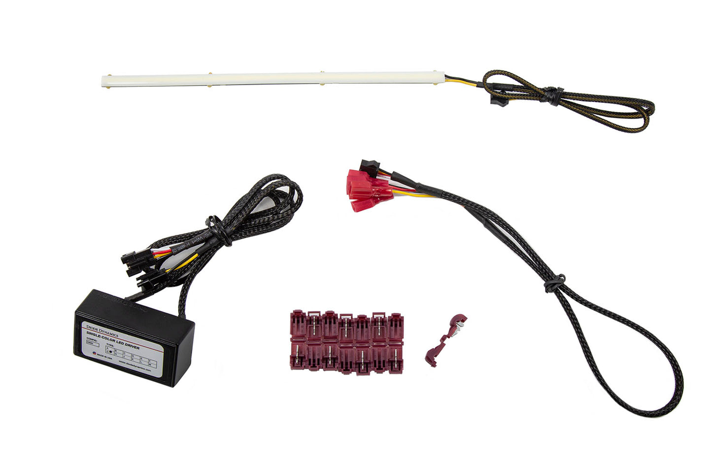 LED-Streifenlichter mit hoher Dichte SF Rot 9 Zoll Diode Dynamics