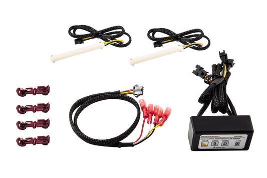 Kit de luces LED de tira de alta densidad SF Switchback Dual de 3 pulgadas Diode Dynamics