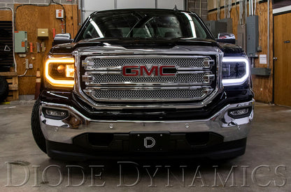 Halos LED GMC Sierra Switchback 16-18 Sierra 1500 Dinámica de diodos