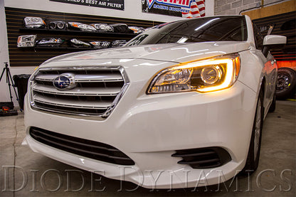 Halos LED C-Light Switchback para Subaru Legacy/Outback 15-17 Diode Dynamics