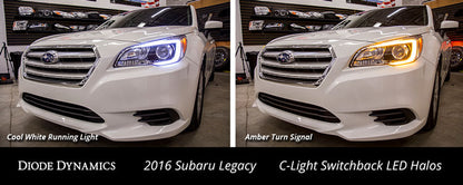 C-Light Switchback LED-Halos für 15-17 Subaru Legacy/Outback Diode Dynamics