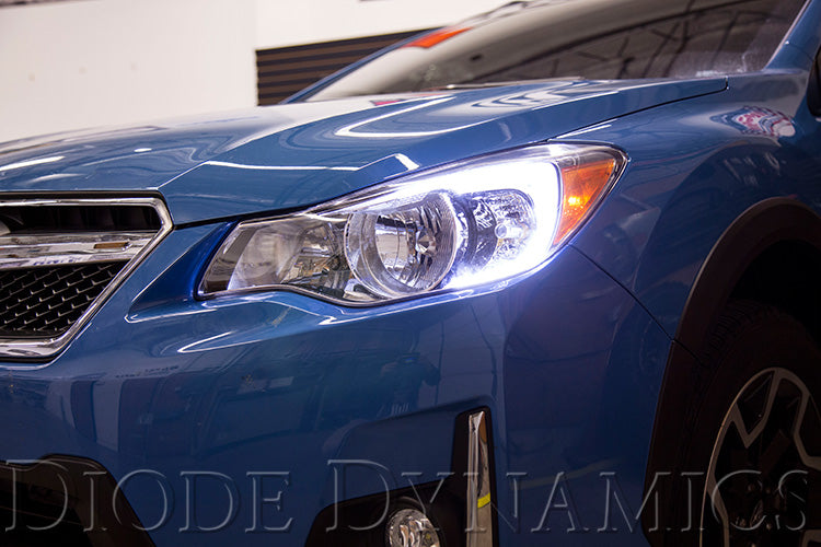 Dinámica de diodos de halos LED con interruptor C-Light de Subaru Crosstrek/Impreza