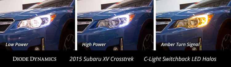 Subaru Crosstrek/Impreza C-Light Swithback LED Halos Diode Dynamics