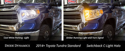 Halos LED C-Light de Switchback para Toyota Tundra 2014-2021