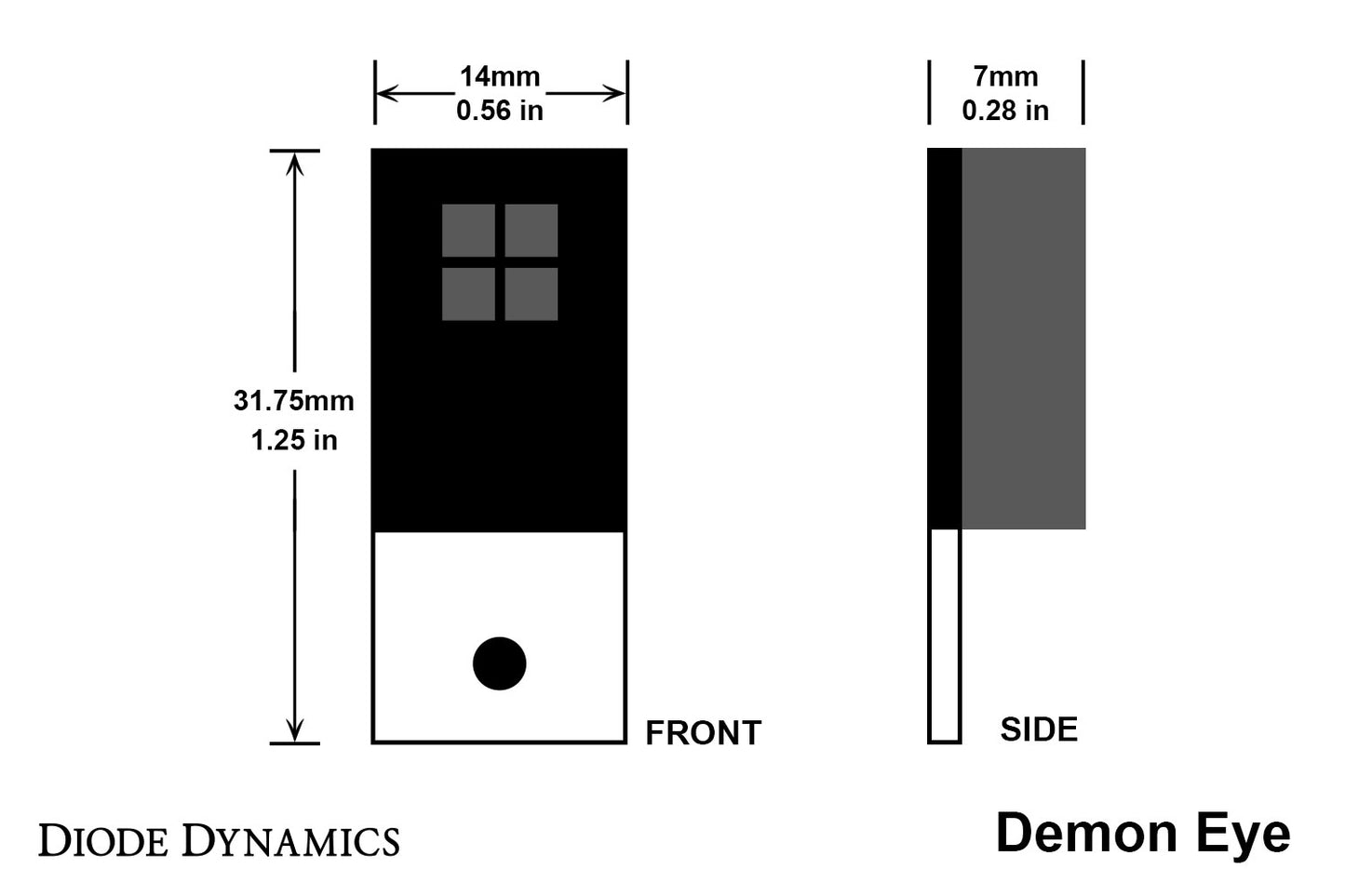 Pro-Series Mehrfarbiges Dämonenaugen-Set Diode Dynamics