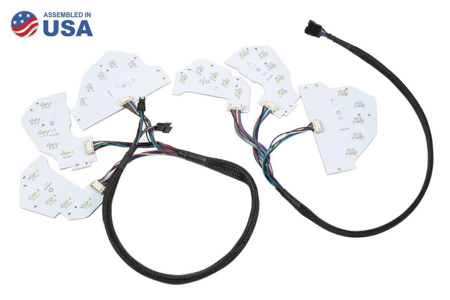 RGBWA DRL LED Boards for 2018-2021 USDM Ford Mustang