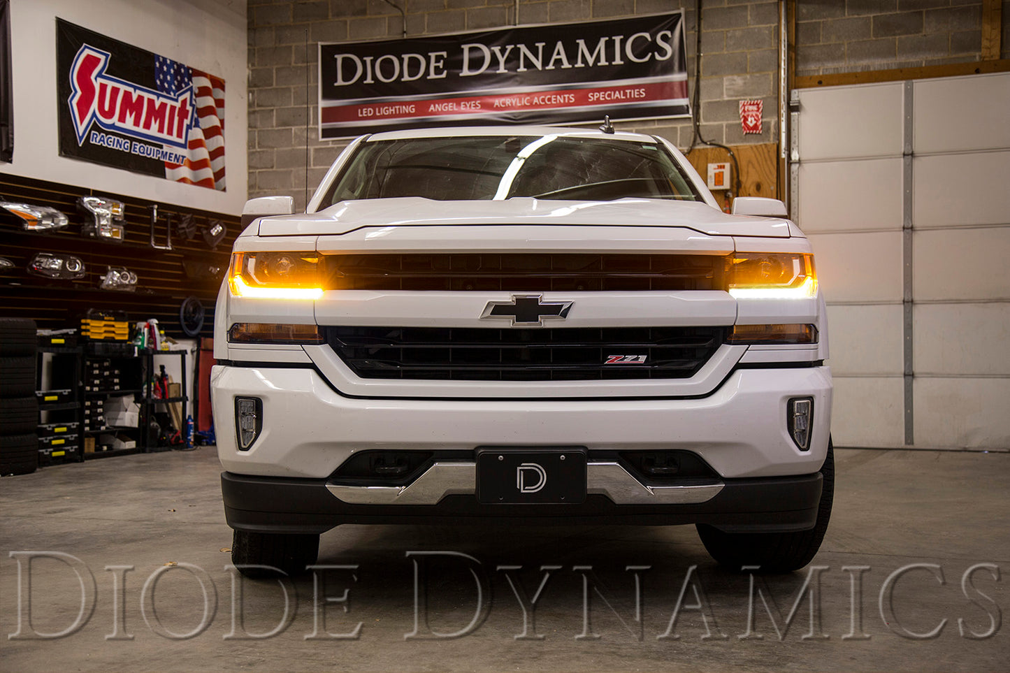 Silverado 2016-2018 Amber DRL Boards Diode Dynamics