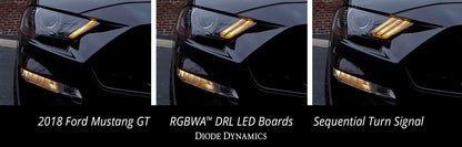 RGBW DRL LED Boards for 2018-2021 Ford Mustang