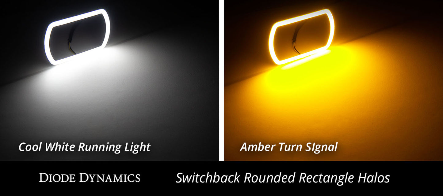 Switchback Abgerundete Rechtecke Halos Diodendynamik