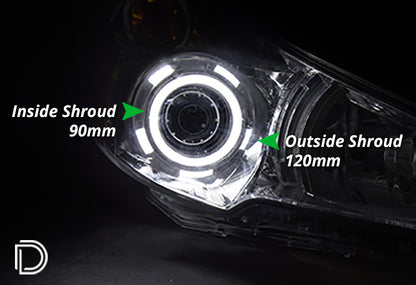 Halo Lights LED 90mm/120mm Switchback Four Diode Dynamics