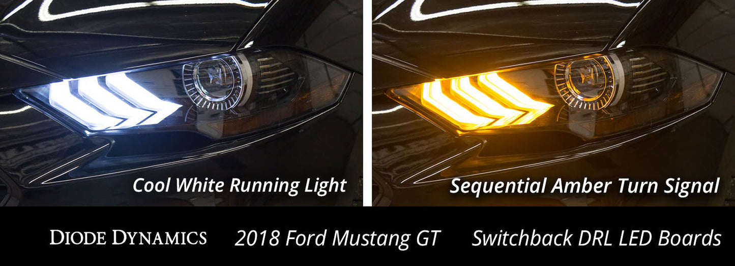 Switchback DRL-LED-Platinen für 2018-2021 EU/AU Ford Mustang