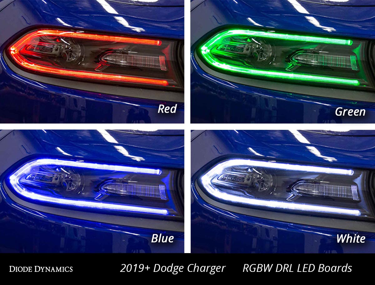 RGBW DRL LED Boards for 2019-2021 Dodge Charger