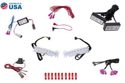 RGBWA Lower DRL Boards for 17-20 Chevrolet Camaro ZL1 Diode Dynamics