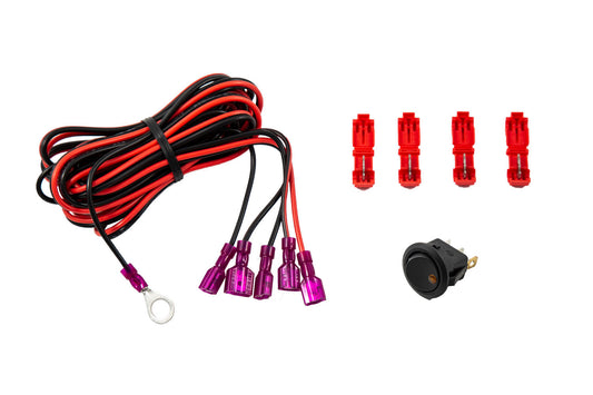 Kit de interruptor LED adicional con diodo ámbar dinámico