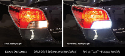 2012–2016 Subaru Impreza Sedan Heck als Blinker + Rückfahrmodul