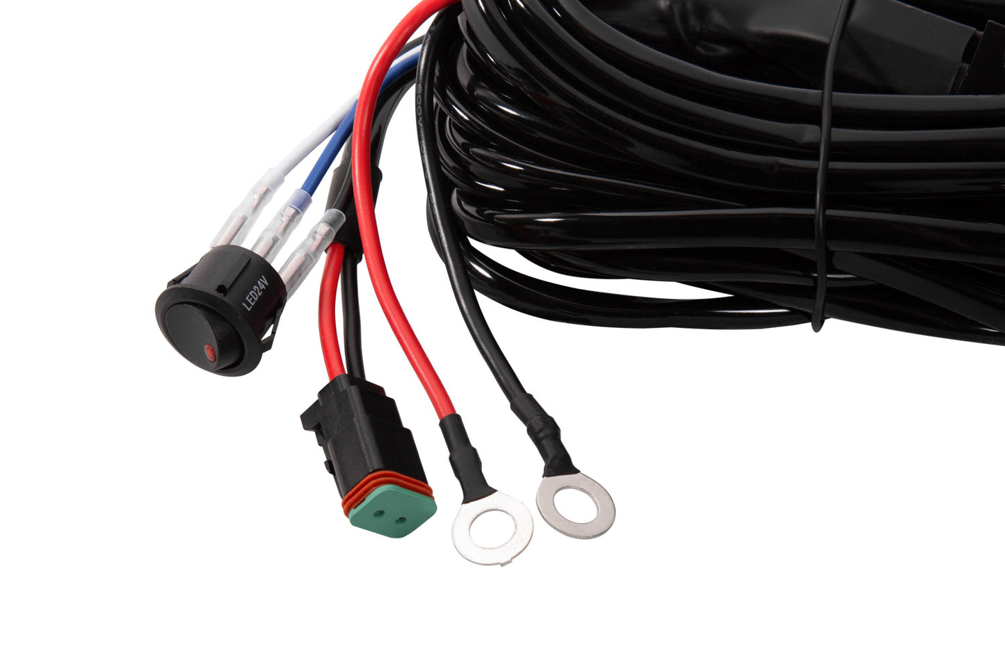 Heavy Duty Single Output Light Bar Wiring Harness Diode Dynamics