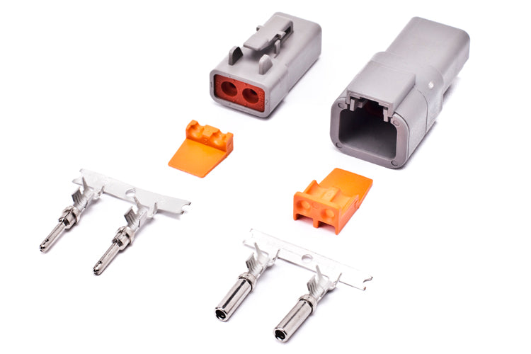 Deutsch-Anschlusssatz 2-polig 12-14 Gauge Diode Dynamics