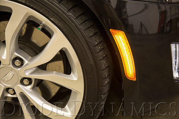 Cadillac ATS LED Sidemarkers Pair 14-19 Cadillac CTS Non V Amber Pair Diode Dynamics