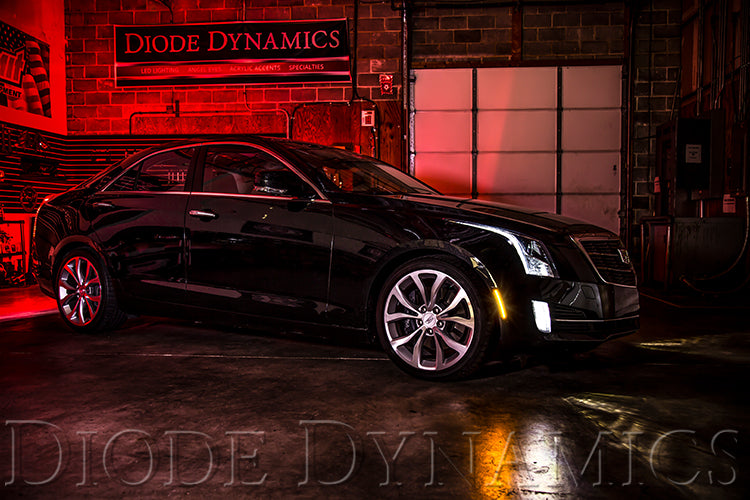 Cadillac ATS LED-Seitenmarkierungsleuchten, Paar, 14–19 Cadillac ATS, Amber Diode Dynamics