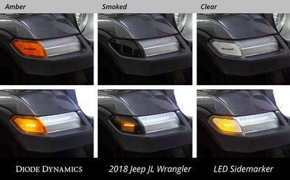 LED Sidemarkers for 2018-2024 Jeep JL Wrangler