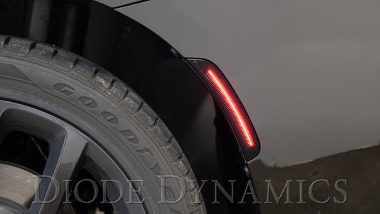 Luces de posición laterales LED para Dodge Charger 2015-2021, ahumadas (juego)