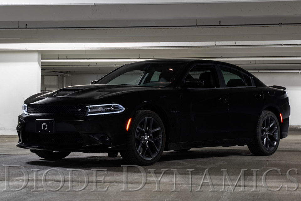 LED Sidemarkers for 2015-2021 Dodge Charger, Smoked (set)