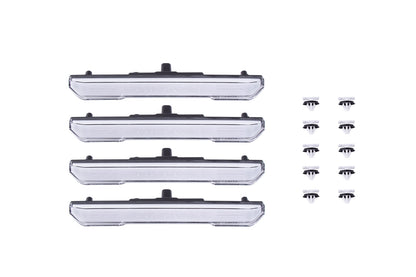 LED Sidemarkers for 20-21 Sierra 2500/3500 HD Clear Set Diode Dynamics