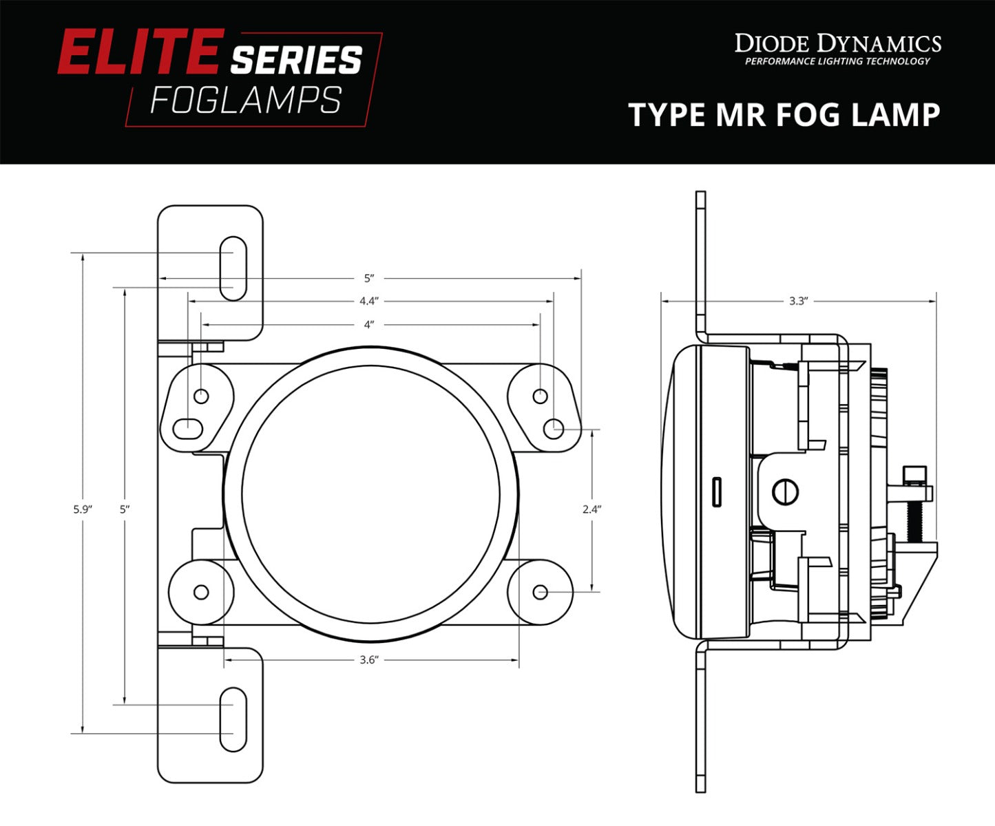 Elite Series Fog Lamps for 2020-2022 Jeep JT Gladiator Overland/Rubicon w/ Plastic Bumper