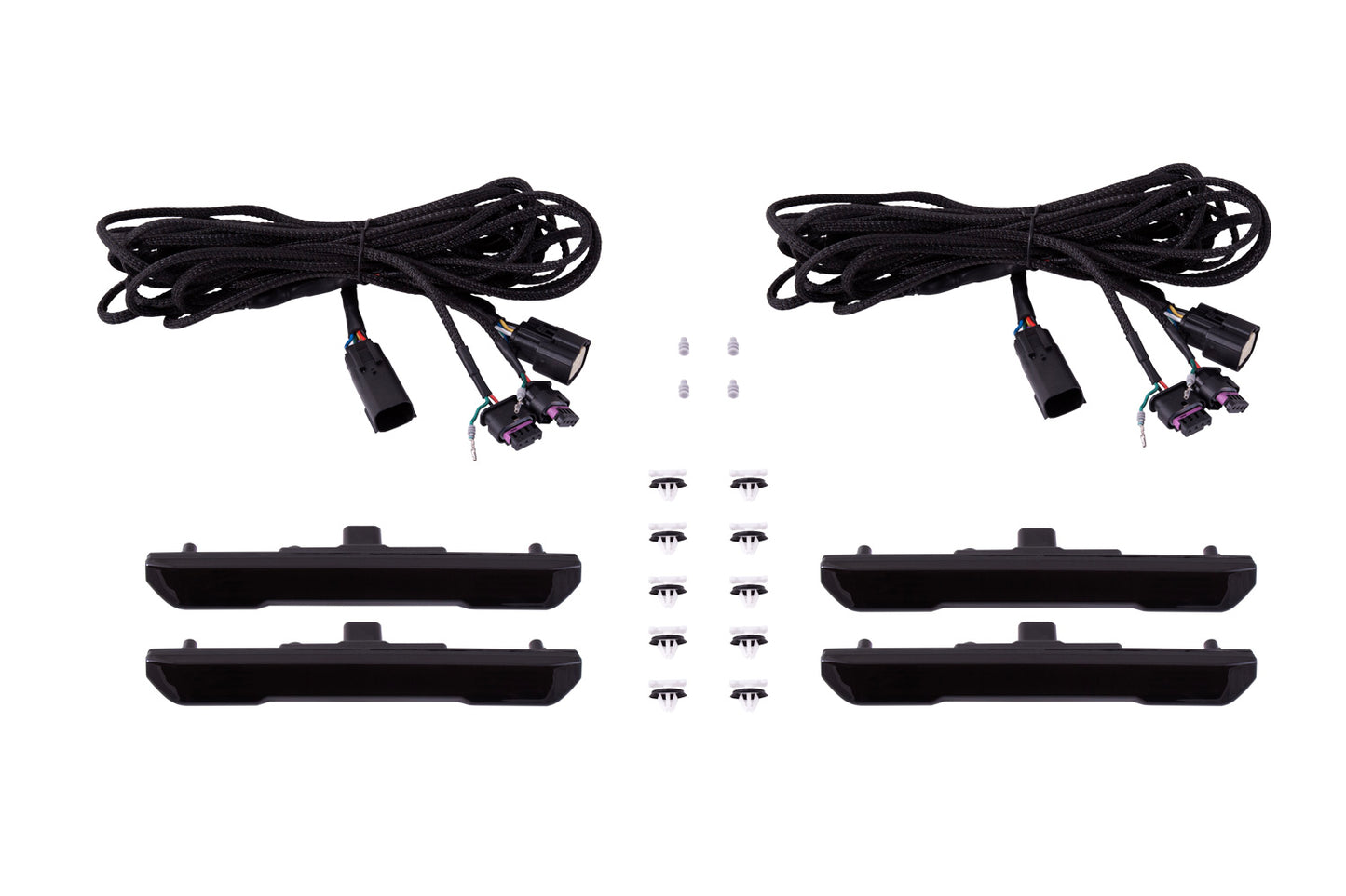 LED-Sequentielle Seitenmarkierungen für 20-21 Sierra 2500/3500 HD Smoked Set Diode Dynamics