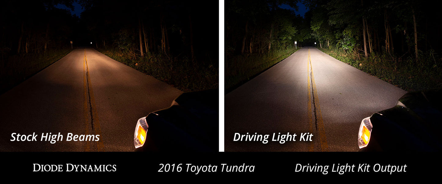 SS12 Driving Light Kit for 2014-2021 Toyota Tundra, Amber Driving