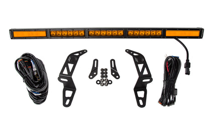 Kit de soporte de parachoques SS30 para Jeep JL Wrangler/Gladiator 2018-2021, combinación individual en ámbar