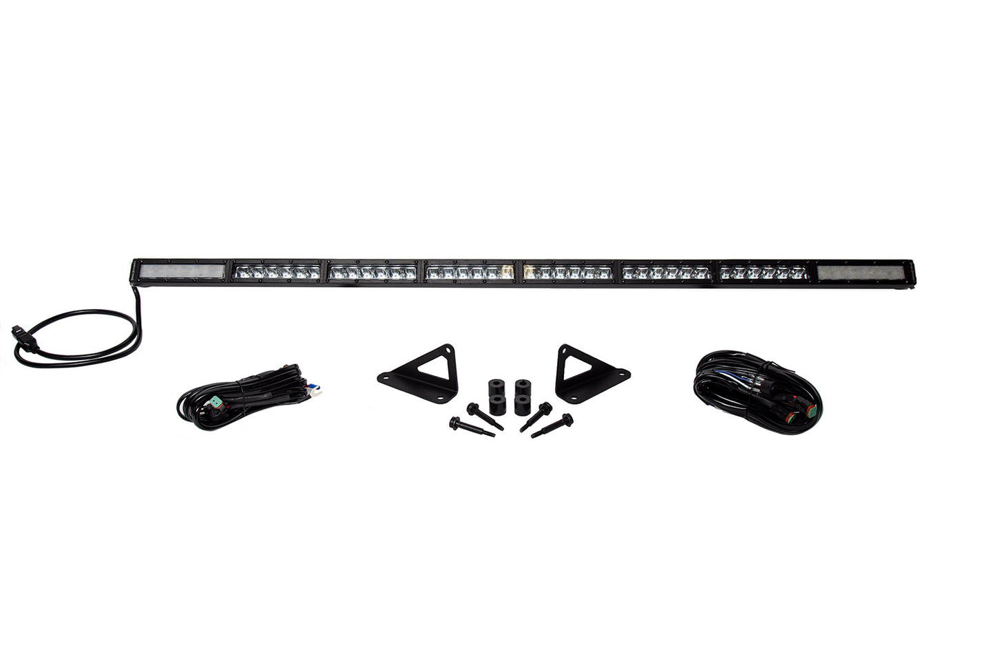 SS50 LED-Lichtleisten-Kit für die Motorhaube für Jeep JL Wrangler/Gladiator 2018–2021, weiße Kombination