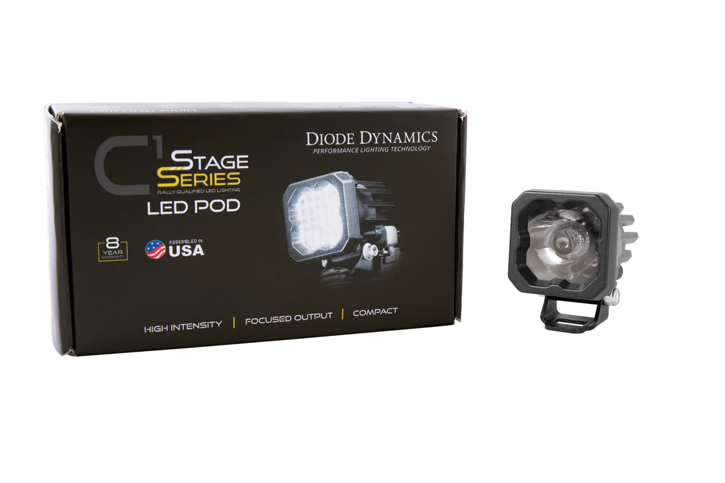 Stage Series C1 LED Pod Sport White Wide Standard RBL Each Diode Dynamics