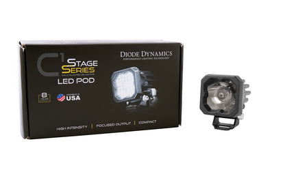 Stage Series C1 LED Pod Sport White Flood Standard BBL Each Diode Dynamics