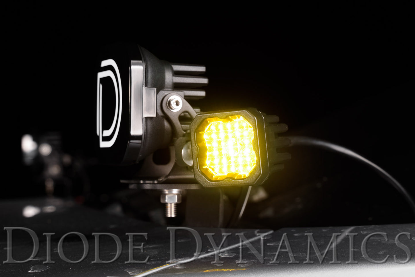 Stage Series C1 LED Pod Sport Yellow Flood Standard ABL Each Diode Dynamics