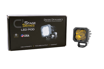 Stage Series C1 LED Pod Sport Gelb Spot Standard ABL Jede Diode Dynamik