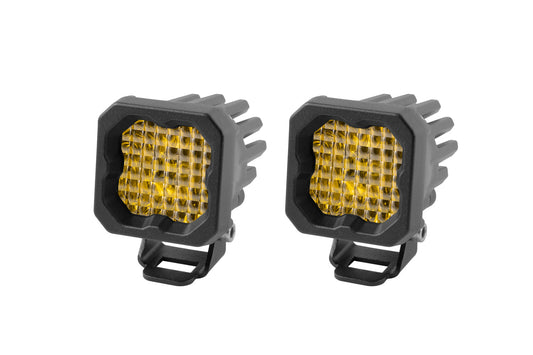 Stage Series C1 LED Pod Pro Yellow Wide Standard ABL Pair Diode Dynamics