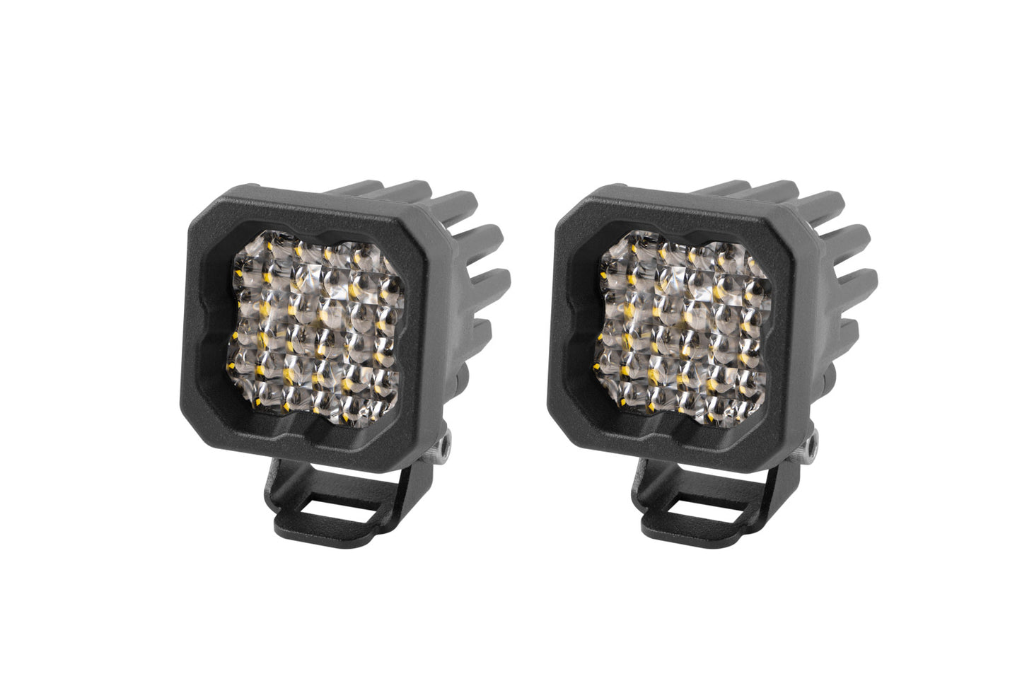 Stage Series C1 LED Pod Pro White Flood Standard WBL Pair Diode Dynamics