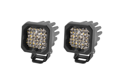 Stage Series C1 LED Pod Pro White Flood Standard WBL Pair Diode Dynamics