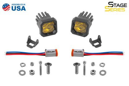 Stage Series C1 LED Pod Pro Yellow Spot Standard ABL Pair Diode Dynamics