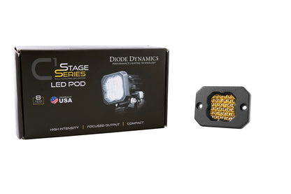 Stage Series C1 LED Pod Sport Gelb Flood Flush ABL Jede Diode Dynamics