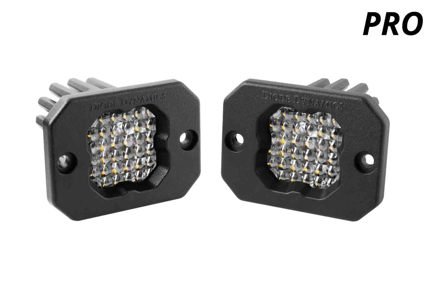 Stage Series C1 LED Pod Pro Weiß Flood Flush WBL Paar Diode Dynamics