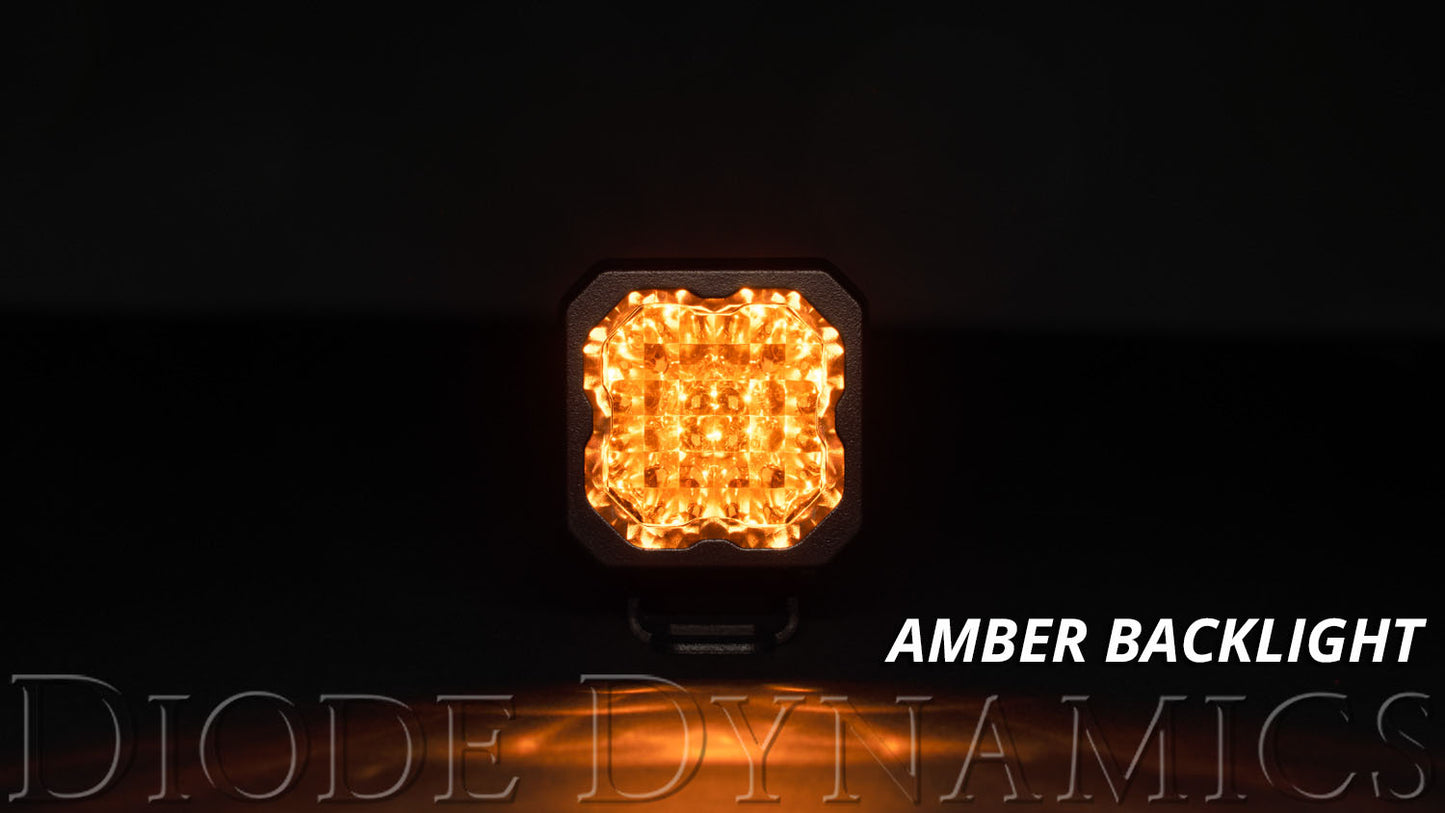 Serie Stage C1 LED Pod Pro - Diodo dinámico de par ABL empotrado con inundación amarilla